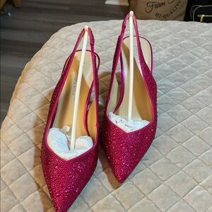 Elegant Pink Slingback Heels